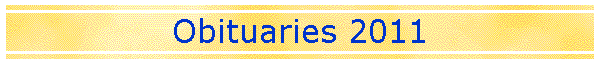Obituaries 2011