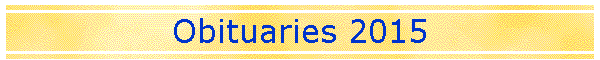 Obituaries 2015